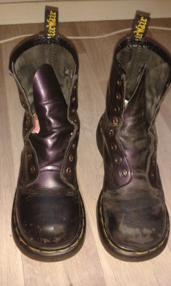boots before upcycle